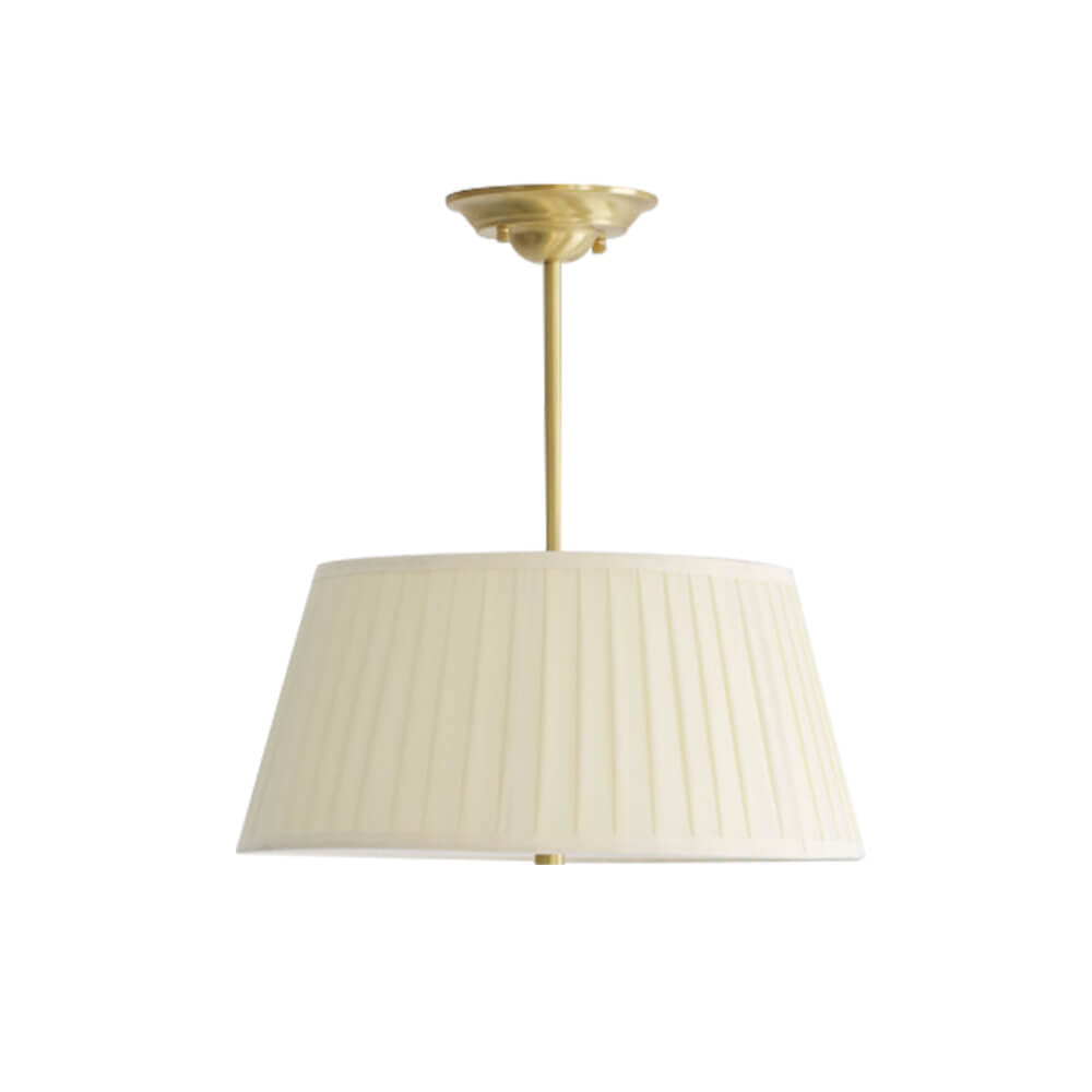 LightfixturesUAE-3/4 Light Modern Pleated Fabric Drum Cone Semi Flush Ceiling Light-Ceiling Lights-3-Light-