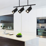 LightfixturesUAE-3/5-Light Modern Track Lighting Linear Island Chandelier-Chandeliers-Black-3-Light