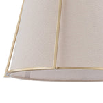 LightfixturesUAE-4-Light Classic Fabric Drum Champagne Gold Chandelier-Chandeliers-Brass-