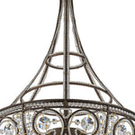 LightfixturesUAE-4-Light Elizabeth Style Crystal Beads Empire Chandelier-Chandeliers - 