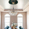 LightfixturesUAE-4/6-Light Contemporary Clear Glass Bubble Cloud Cluster Chandelier-Chandeliers-Black-18 Globes