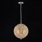 LightfixturesUAE-4/6-Light Luxury Crystal Spherical Chandelier-Chandeliers-4-Light-