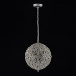 LightfixturesUAE-4/6-Light Luxury Crystal Spherical Chandelier-Chandeliers-4-Light-