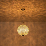 LightfixturesUAE-4/6-Light Luxury Crystal Spherical Chandelier-Chandeliers-4-Light-
