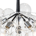 LightfixturesUAE-6-Light Contemporary Clear Glass Bubble Cloud Cluster Chandelier-Chandeliers-White-