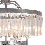 LightfixturesUAE-6-Light Glam Tiered Ring Crystal Circular Chandelier-Chandeliers-Chrome-