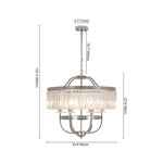 LightfixturesUAE-6-Light Glam Tiered Ring Crystal Circular Chandelier-Chandeliers-Chrome-