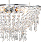 LightfixturesUAE-6-Light Modern Luxury Bowl Crystal Pendant Lighting-Chandeliers - 