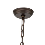 LightfixturesUAE-8-Light Modern Farmhouse Circle Crystal Orb Chandelier-Chandeliers-Brown-