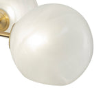 LightfixturesUAE-8-Light Modern Glam Cloud Glass Chandelier-Chandeliers-Brass-