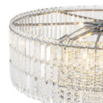 LightfixturesUAE-8-Light Modern Glass Crystal Round Chandelier-Chandeliers-Gold-12-Light
