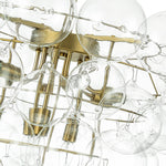 LightfixturesUAE-9-Light Modern Luxury Clear Bubble Grape Cluster Chandelier-Chandeliers-9-Light-