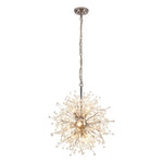 LightfixturesUAE-9-Light Natural Style Dandelion Firework Crystal Glass Sputnik Chandelier-Chandeliers-Chrome-