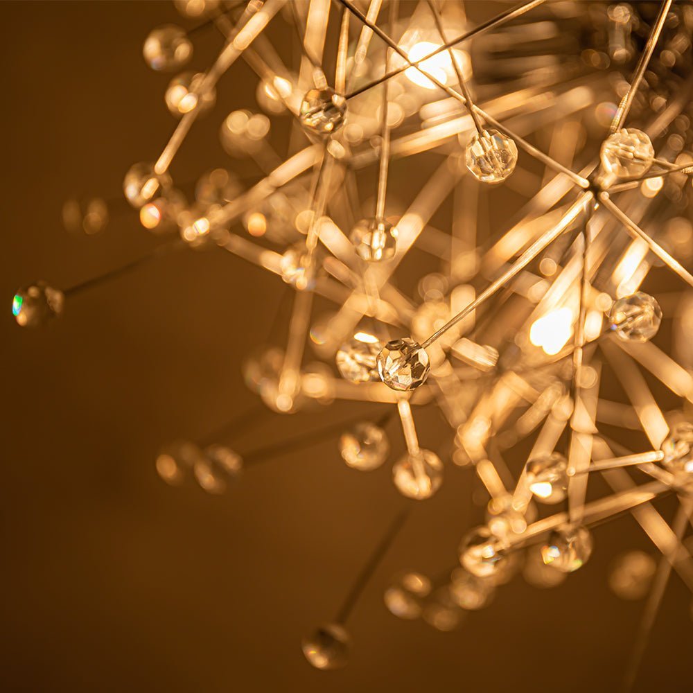 LightfixturesUAE-9-Light Natural Style Dandelion Firework Crystal Glass Sputnik Chandelier-Chandeliers-Chrome-