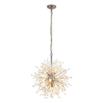 LightfixturesUAE-9-Light Natural Style Dandelion Firework Crystal Glass Sputnik Chandelier-Chandeliers-Chrome-