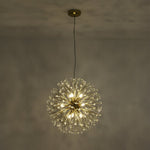 LightfixturesUAE-9-Lights Luxury Bloom Firework Crystal Chandelier-Chandeliers-Chrome-