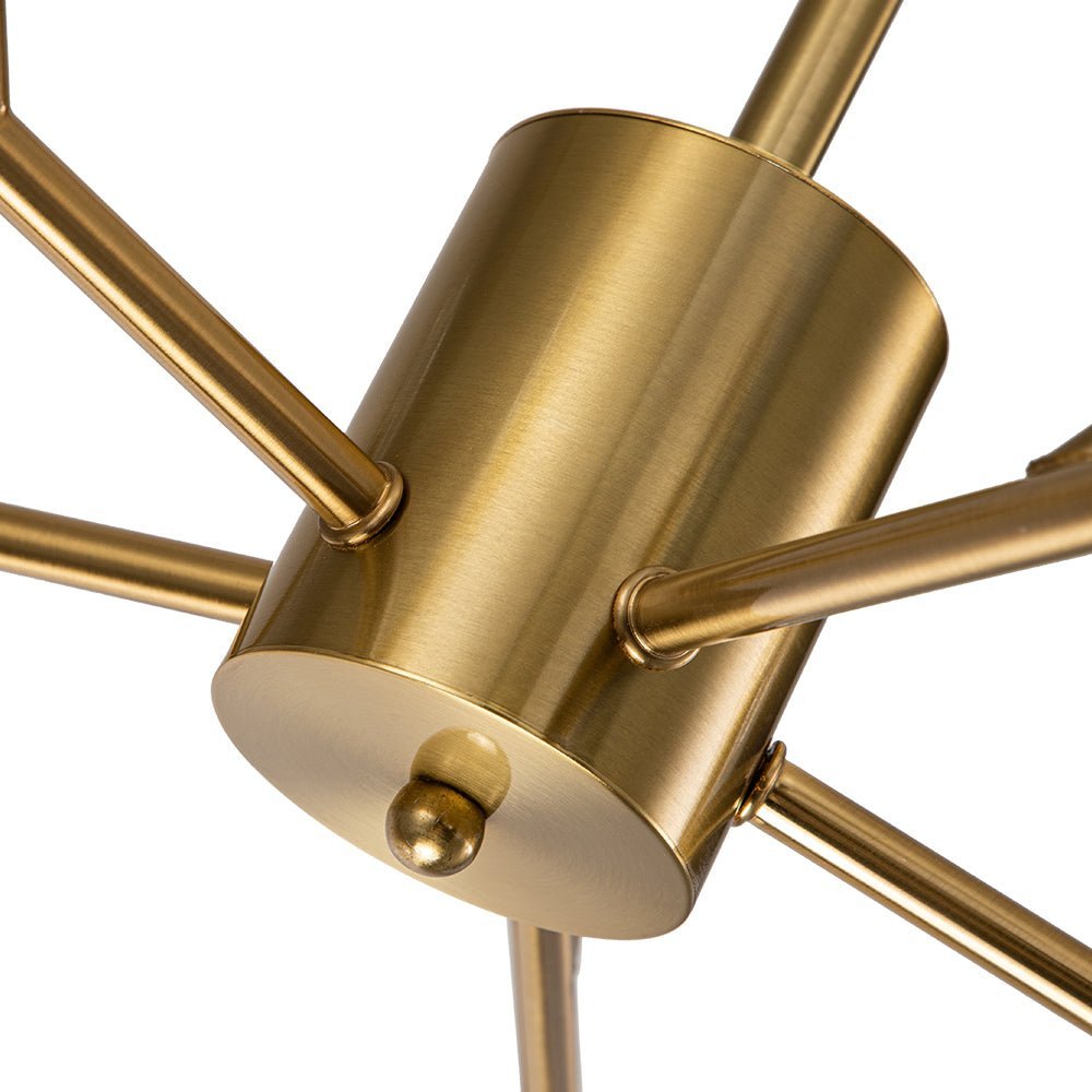 LightfixturesUAE-9/15-Light Mid-Century Crystal Branching Sputnik Chandelier-Chandeliers-15-Light-
