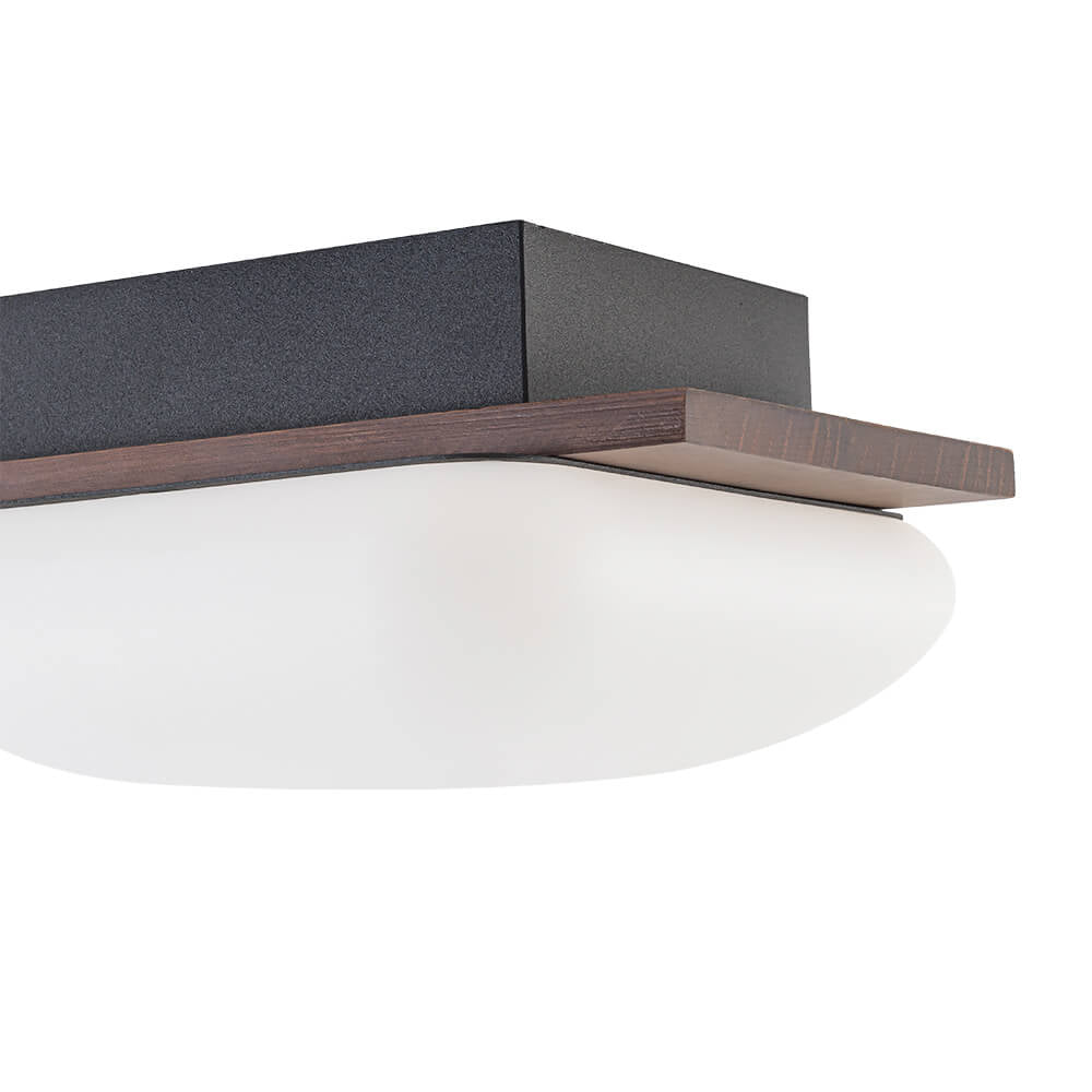 LightfixturesUAE-Dimmable LED 3-Light Minimalist Wood Style Linear Ceiling Light-Ceiling Lights-Walnut-