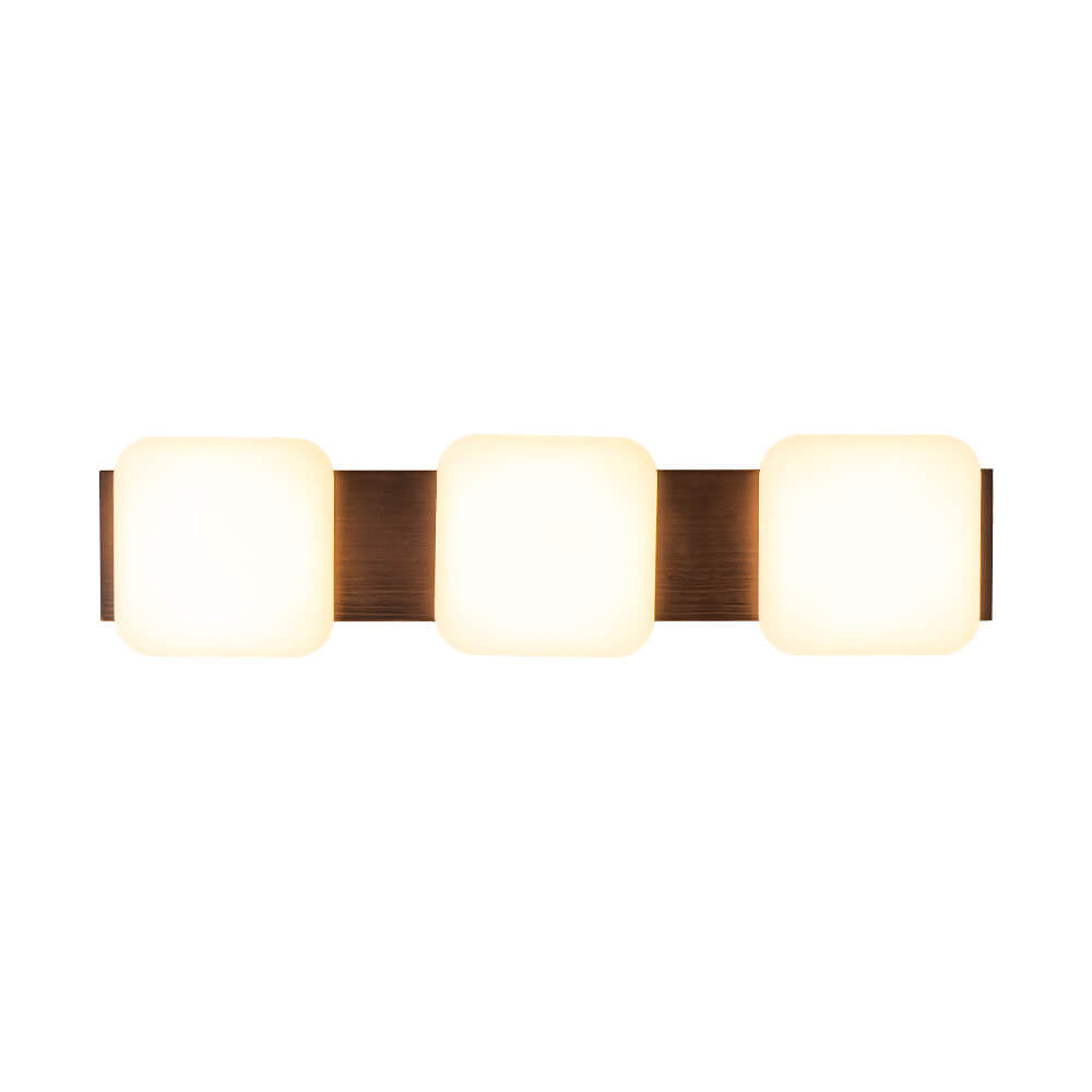 LightfixturesUAE-Dimmable LED 3-Light Minimalist Wood Style Linear Ceiling Light-Ceiling Lights-Walnut-