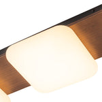 LightfixturesUAE-Dimmable LED 3-Light Minimalist Wood Style Linear Ceiling Light-Ceiling Lights-Walnut-