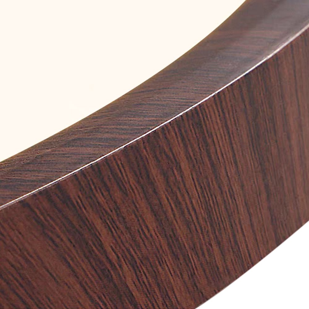 LightfixturesUAE-Dimmable LED Mid-Century Minimalist Walnut Wood Grain Flush Mount-Ceiling Lights-50cm-