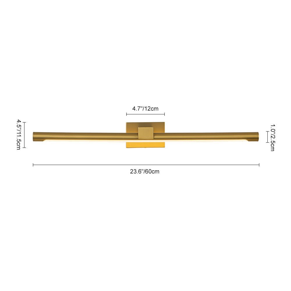 LightfixturesUAE-Dimmable LED Modern Linear Armed Bathroom Vanity Light-Wall Lights-Black-