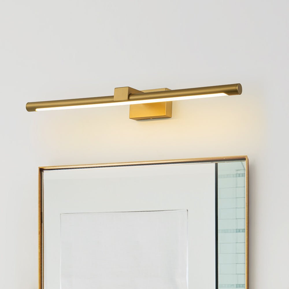 LightfixturesUAE-Dimmable LED Modern Linear Armed Bathroom Vanity Light-Wall Lights-Gold-