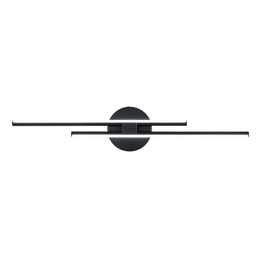 LightfixturesUAE-Dimmable LED Modern Linear Vanity Light-Wall Lights-60cm-Black