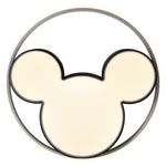 LightfixturesUAE-Dimmable LED Modern Room Mickey Flush Mount Ceiling Light For Kids-Ceiling Lights-45cm-