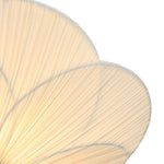 LightfixturesUAE-French Elegance Fabric Petal Shaped Flower Semi-Flush Mount Ceiling Light-Ceiling Lights-Brass-