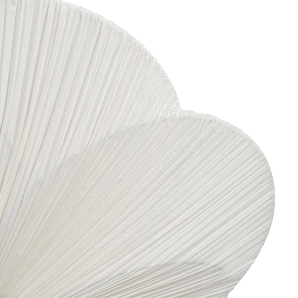 LightfixturesUAE-French Elegance Fabric Petal Shaped Flower Semi-Flush Mount Ceiling Light-Ceiling Lights-Brass-