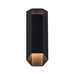 LightfixturesUAE-IP54 Modern Black Geometric Up and Down LED Outdoor Wall Light-Wall Lights-1 Pack-