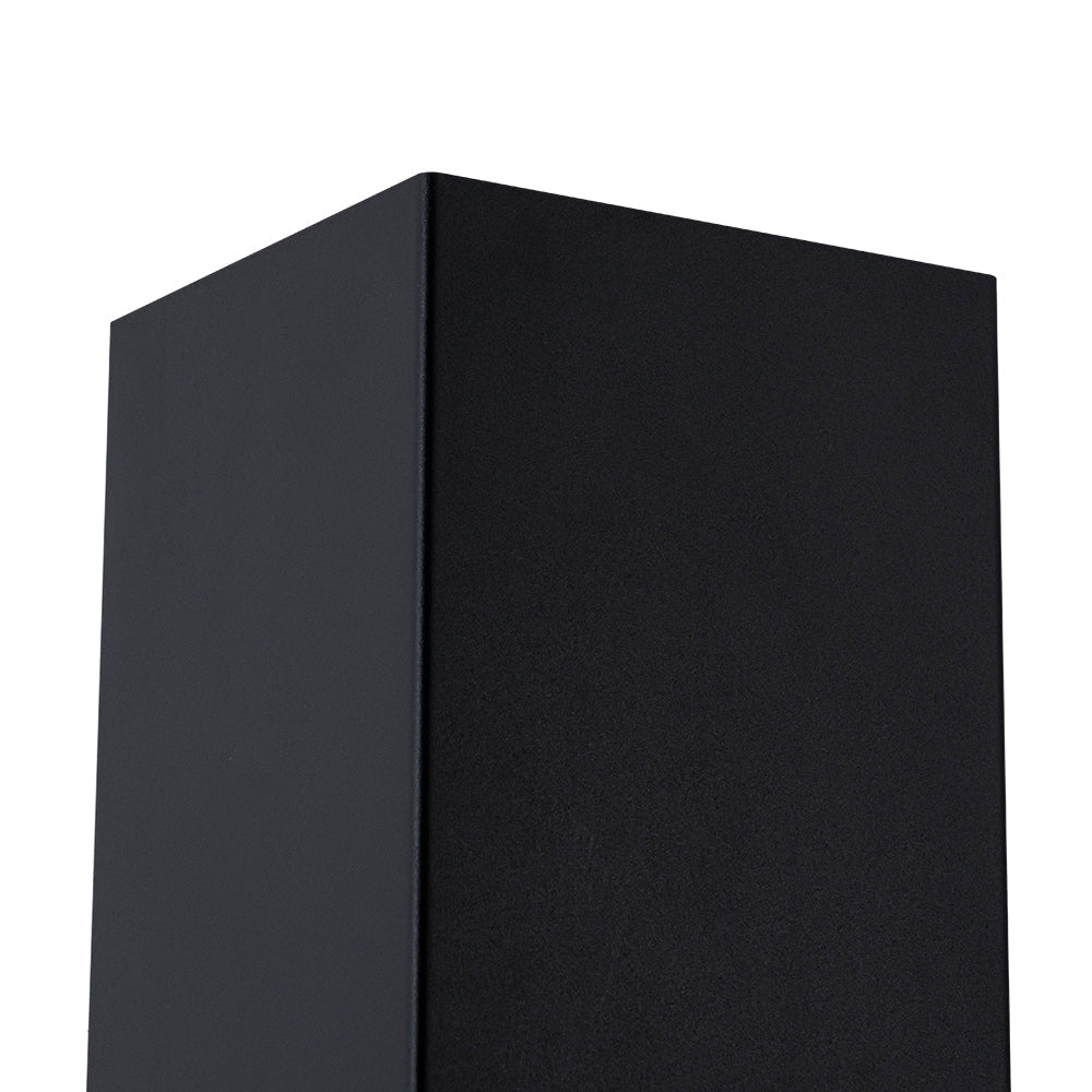 LightfixturesUAE-IP54 Modern Black Square Up and Down LED Outdoor Wall Light-Wall Lights-1 Pack-