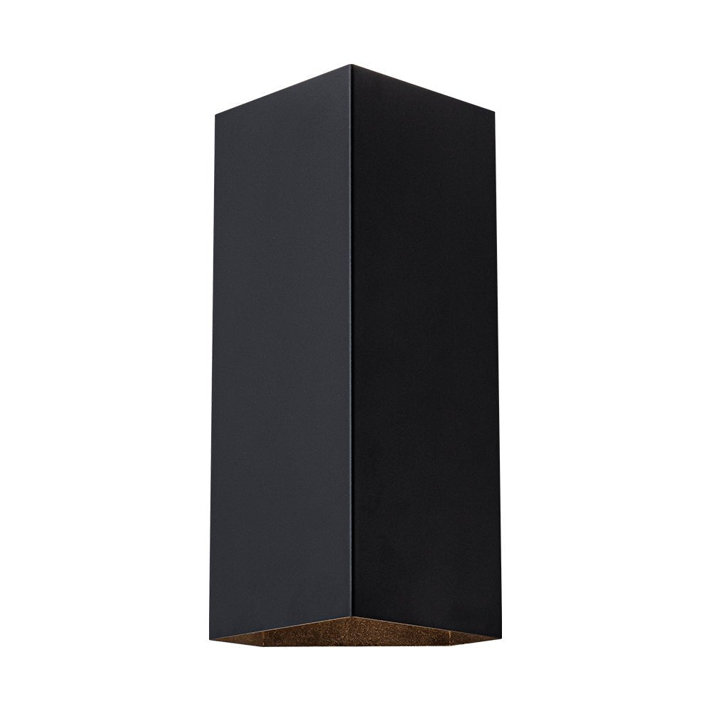 LightfixturesUAE-IP54 Modern Black Square Up and Down LED Outdoor Wall Light-Wall Lights-1 Pack-