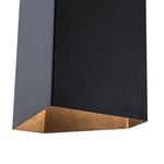LightfixturesUAE-IP54 Modern Black Square Up and Down LED Outdoor Wall Light-Wall Lights-1 Pack-