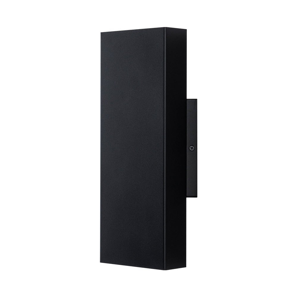 LightfixturesUAE-IP54 Modern Black Square Up and Down LED Outdoor Wall Light-Wall Lights-1 Pack-