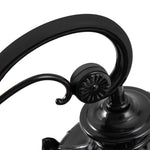 LightfixturesUAE-IP65 Outdoor Traditional Waterproof Hammer Water Glass Wall Sconce-Wall Lights-Polished Black-