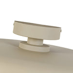LightfixturesUAE-LED Cream Style Minimalist Khaki Matte Shallow Pan Semi Flush Mount-Ceiling Lights-Khaki-