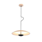 LightfixturesUAE-LED Danish Nordic Linear Saucer Pendant Light for Dining room-Pendant Lights-Black-
