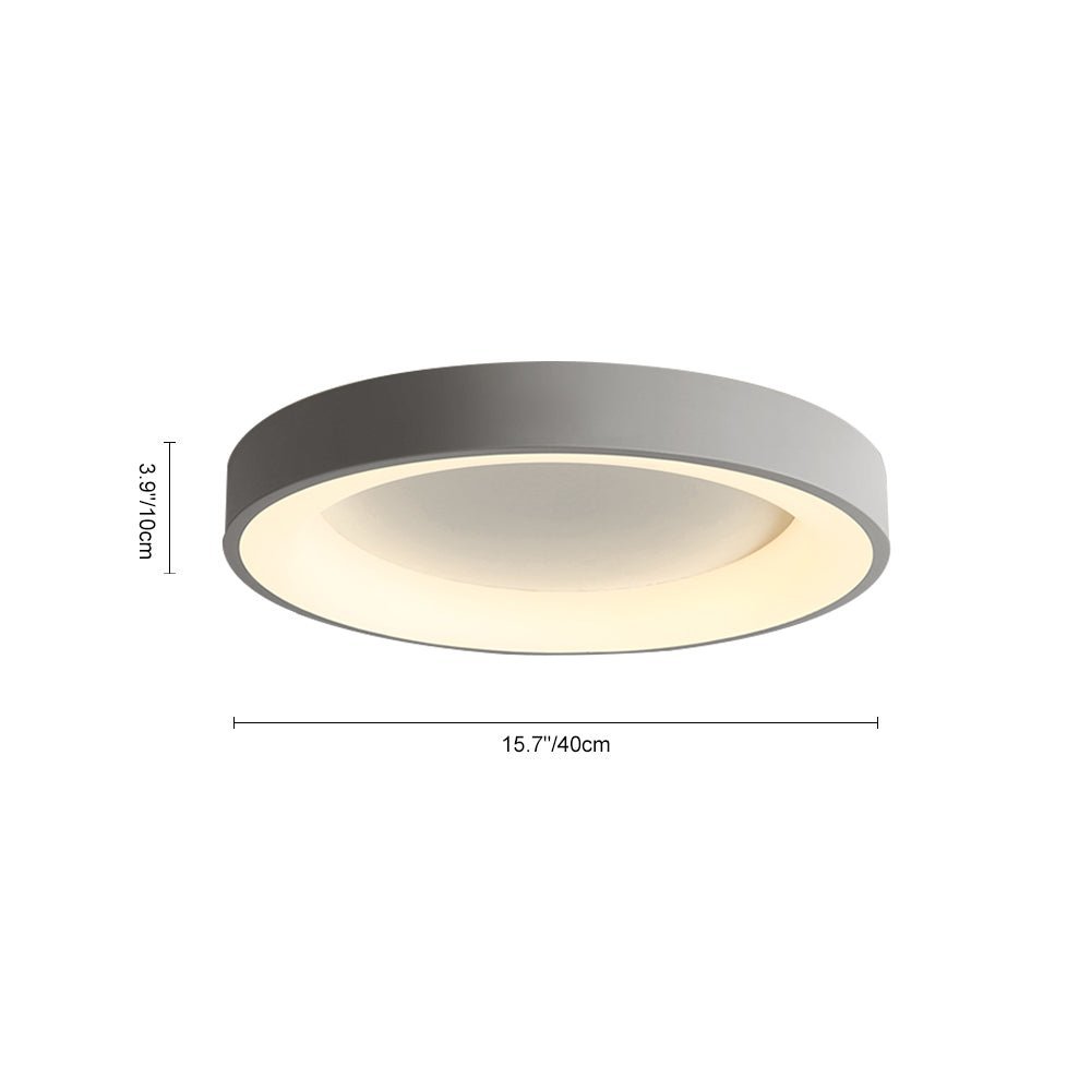 LightfixturesUAE-LED Minimalist Round Flush Mount Ceiling Light-Ceiling Lights-Cool White-