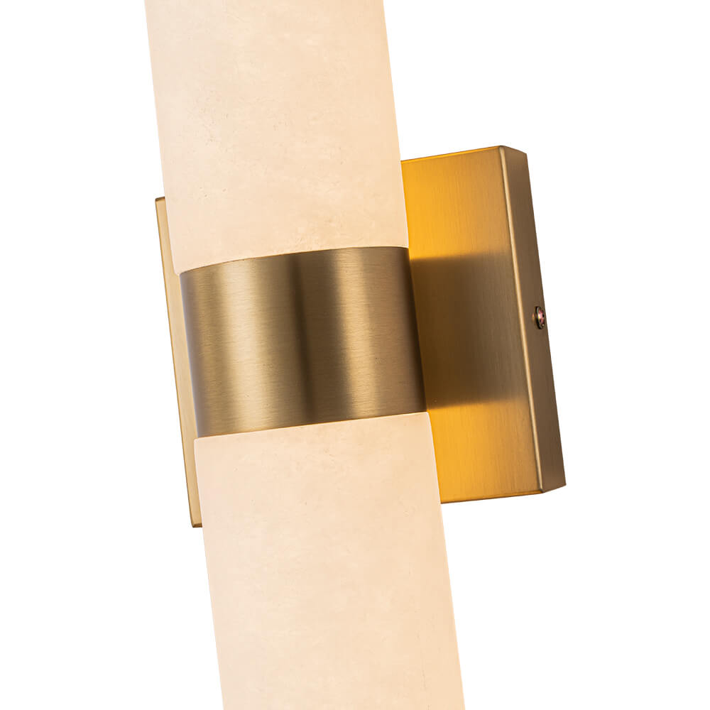 LightfixturesUAE-LED Modern Marble Linear Bathroom Vanity Wall Light-Wall Lights-Black-