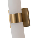 LightfixturesUAE-LED Modern Marble Linear Bathroom Vanity Wall Light-Wall Lights-Black-