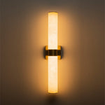LightfixturesUAE-LED Modern Marble Linear Bathroom Vanity Wall Light-Wall Lights-Black-