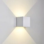 LightfixturesUAE-LED Modern Minimalist Small Cube Mini Wall Sconce-Wall Lights-Gold-