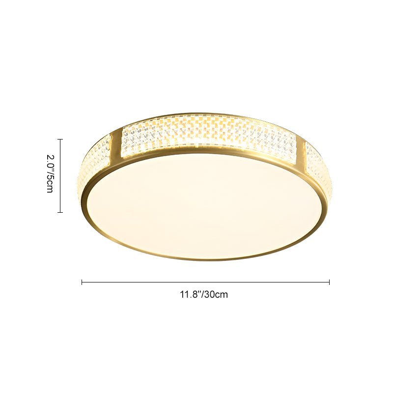 LightfixturesUAE-LED Modern Round Acrylic Flush Mount Ceiling Light-Ceiling Lights - 