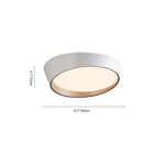 LightfixturesUAE-LED Modern Slant Flush Mount Truncated Cone Ceiling Light-Ceiling Lights-White-Cool White