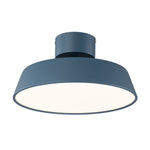 LightfixturesUAE-LED Scandinavia Conical Semi Flush Mount Ceiling Light-Ceiling Lights-Green-