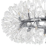 LightfixturesUAE-Luxury 20-Light Dandelion Crystal Ring Pendant Chandelier-Chandeliers-Chrome-