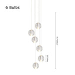 LightfixturesUAE-Multi-Light Modern Crystal Ball Staircase Cluster Chandelier-Chandeliers-40-Light (Customized & Not returnable)-