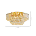 LightfixturesUAE-Multi-Size Luxury K9 Crystal Tiered Cake Semi Flush Mount Ceiling Light-Ceiling Lights-21-Light-